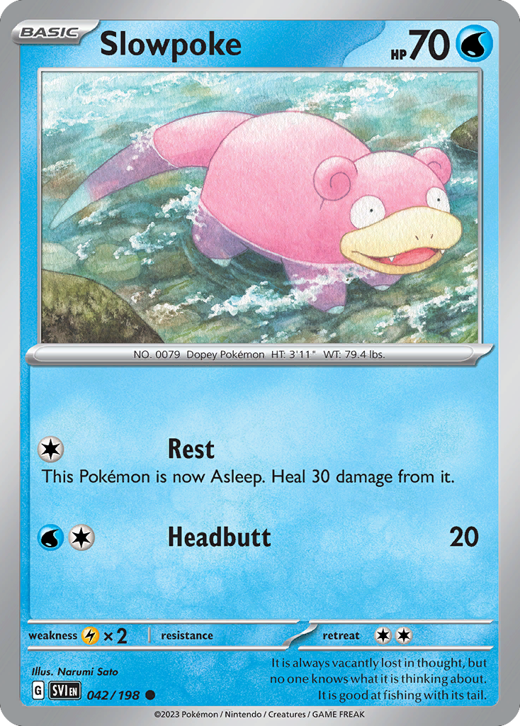 Slowpoke — illustrated card
