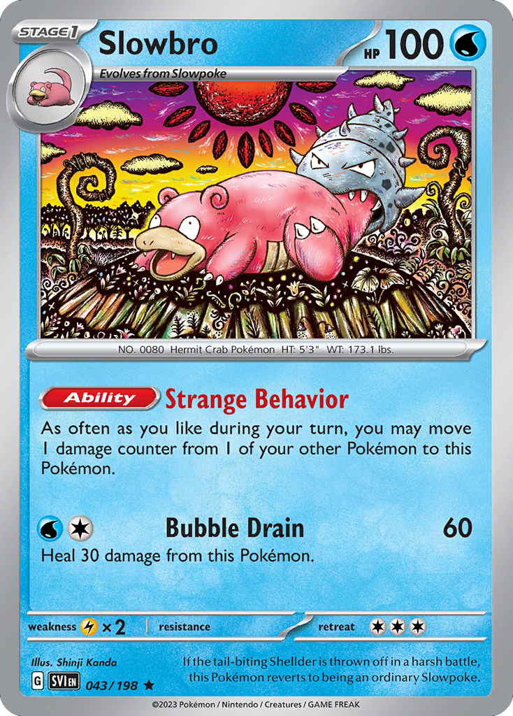 Slowbro — illustrated card