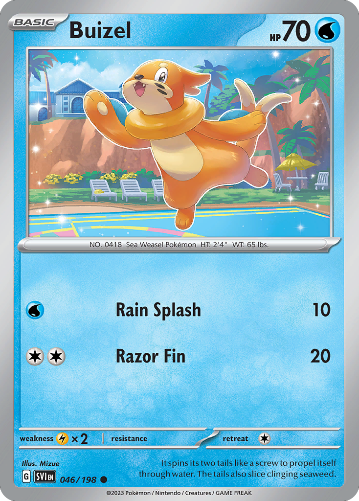 Buizel — illustrated card