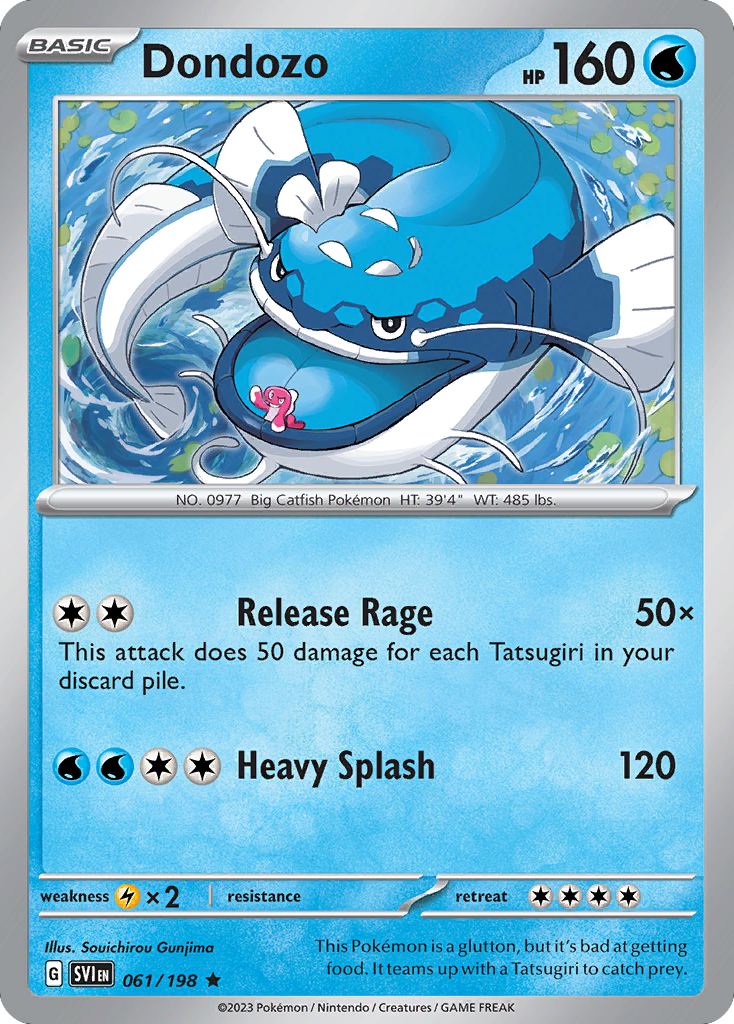 Dondozo — illustrated card
