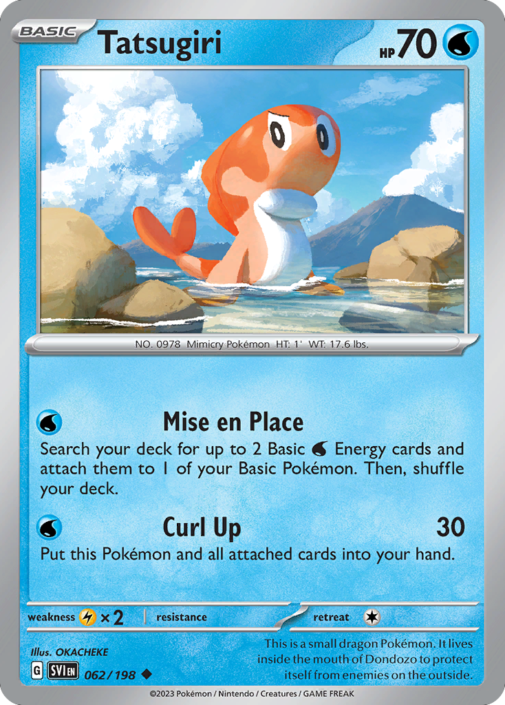 Tatsugiri — illustrated card