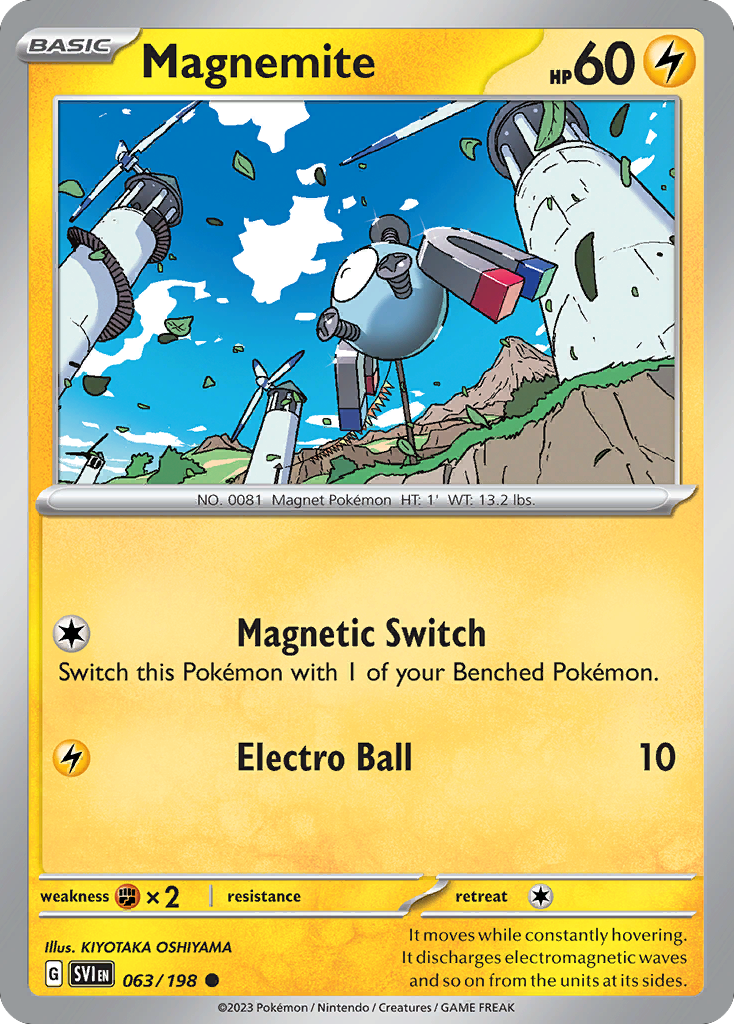 Magnemite — illustrated card