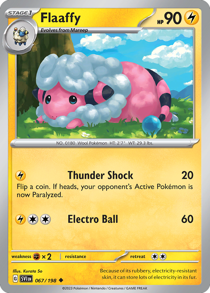 Flaaffy — illustrated card