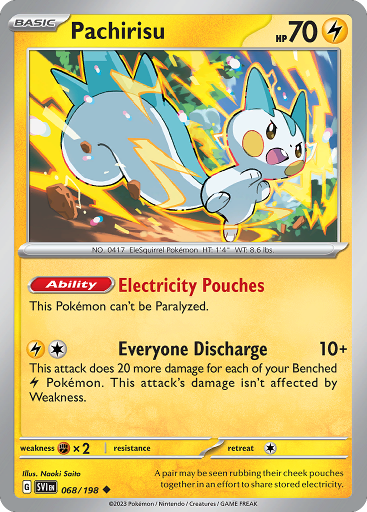 Pachirisu — illustrated card