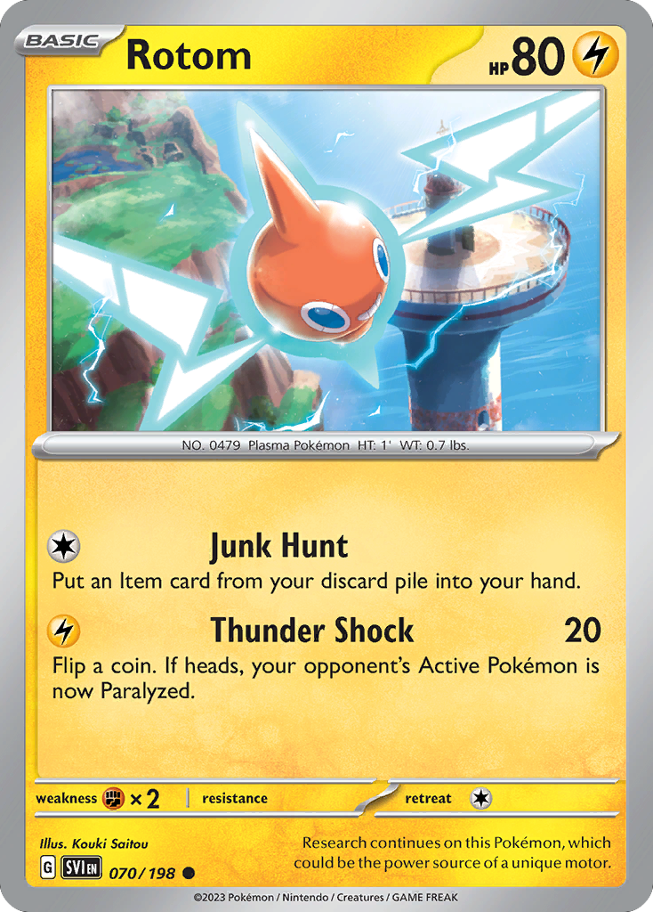 Rotom — illustrated card