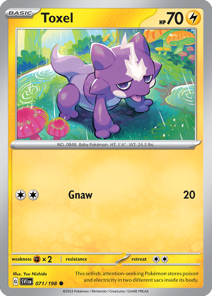 Toxel — illustrated card