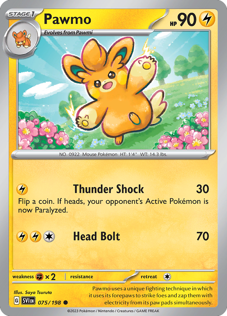 Pawmo — illustrated card