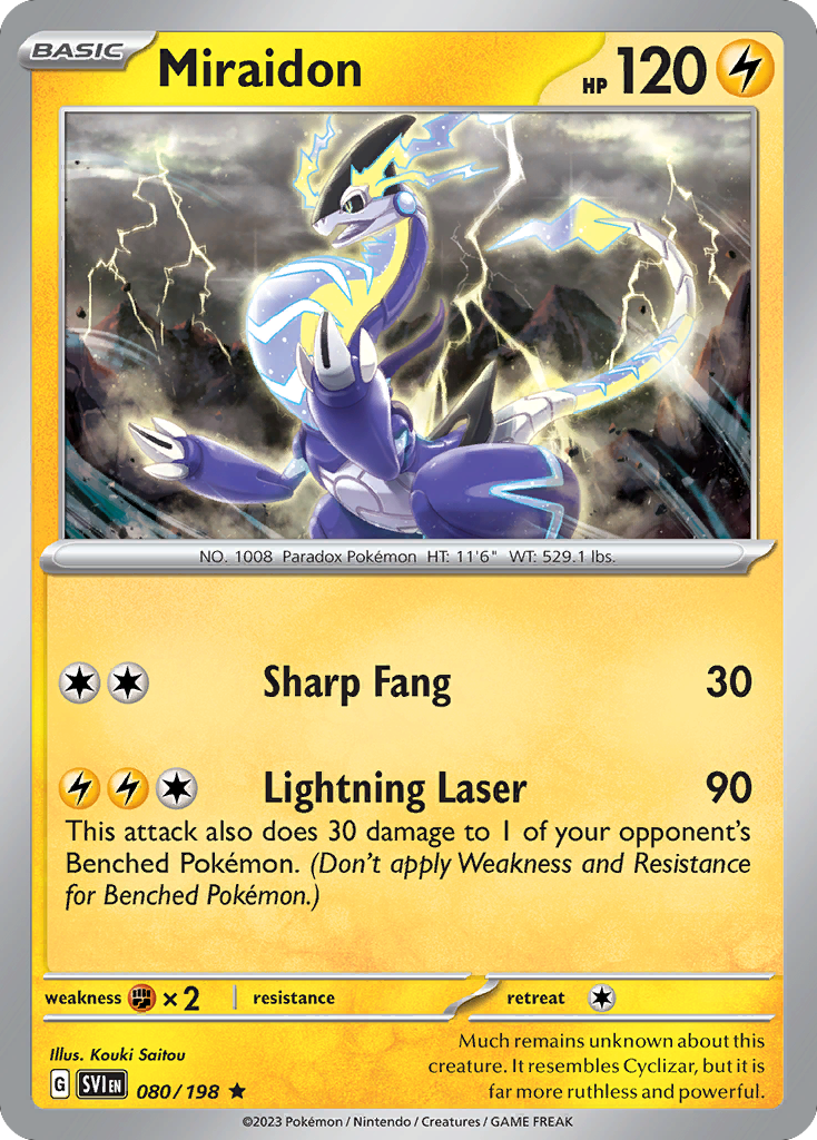 Miraidon — illustrated card
