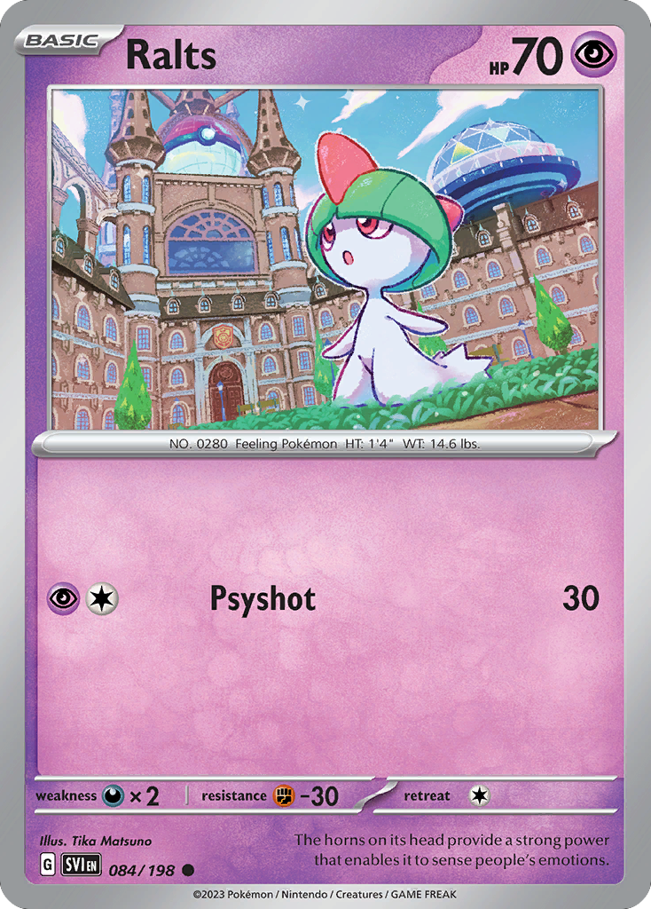 Ralts — illustrated card