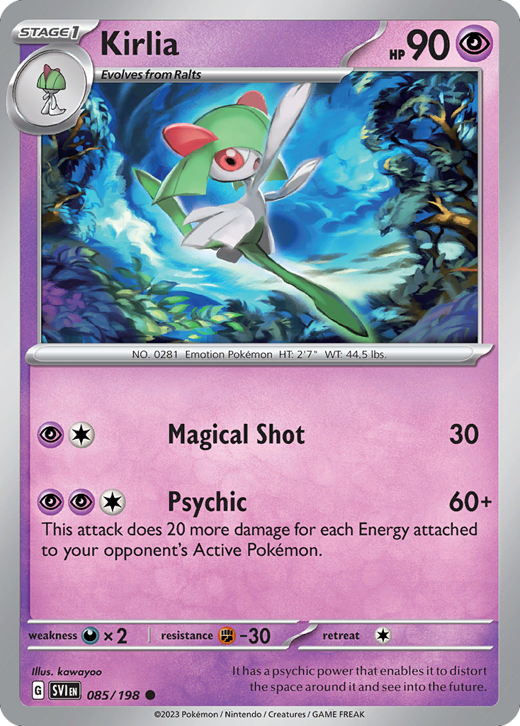 Kirlia — illustrated card