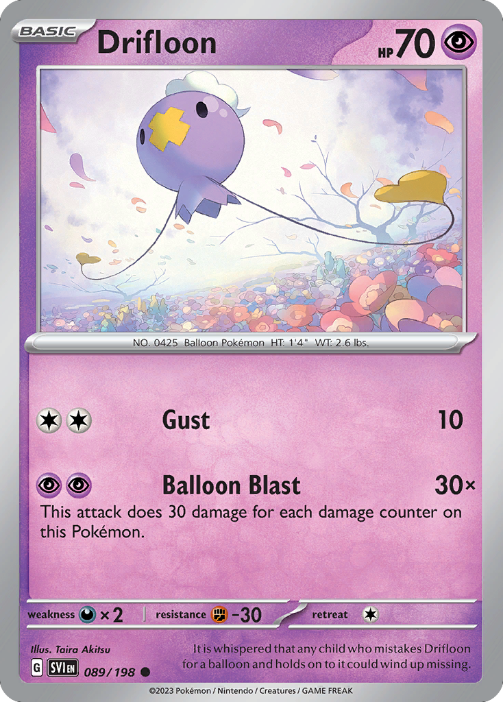Drifloon — illustrated card