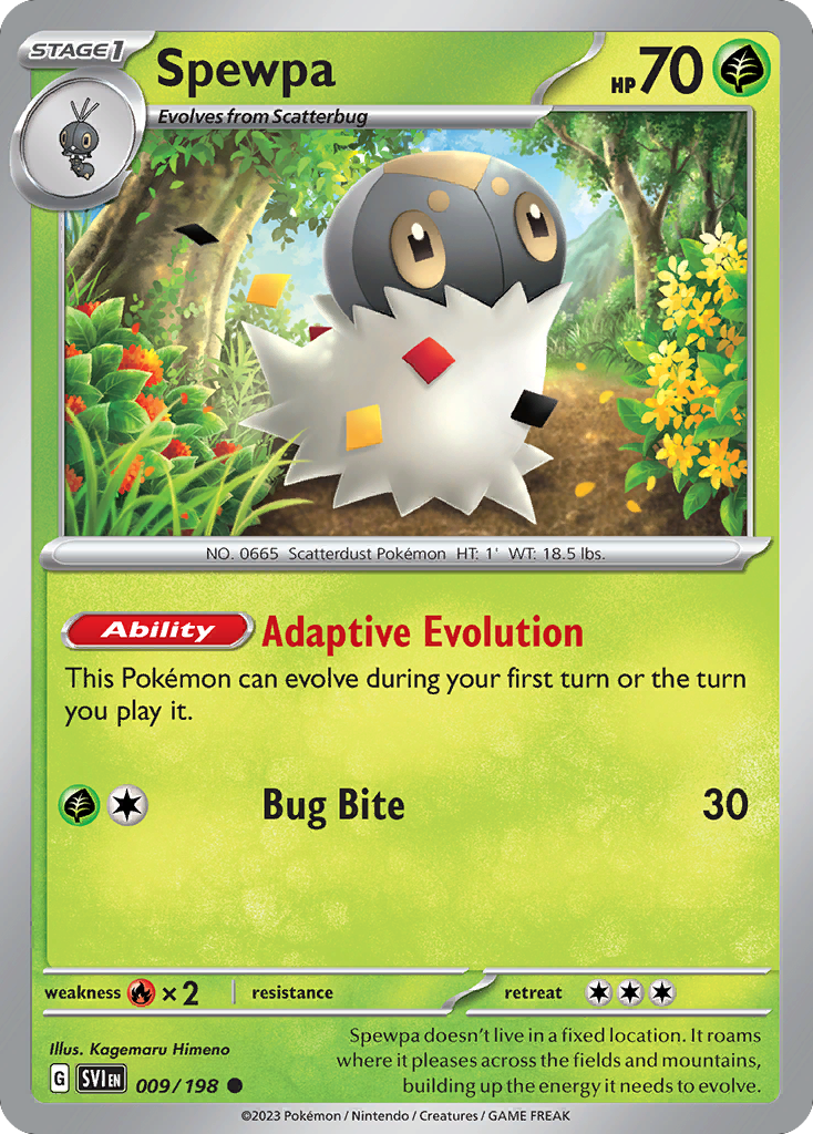 Spewpa — illustrated card