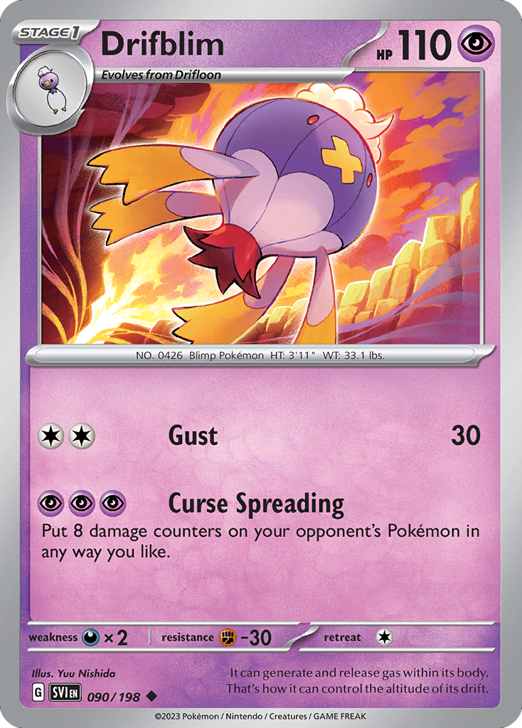 Drifblim — illustrated card