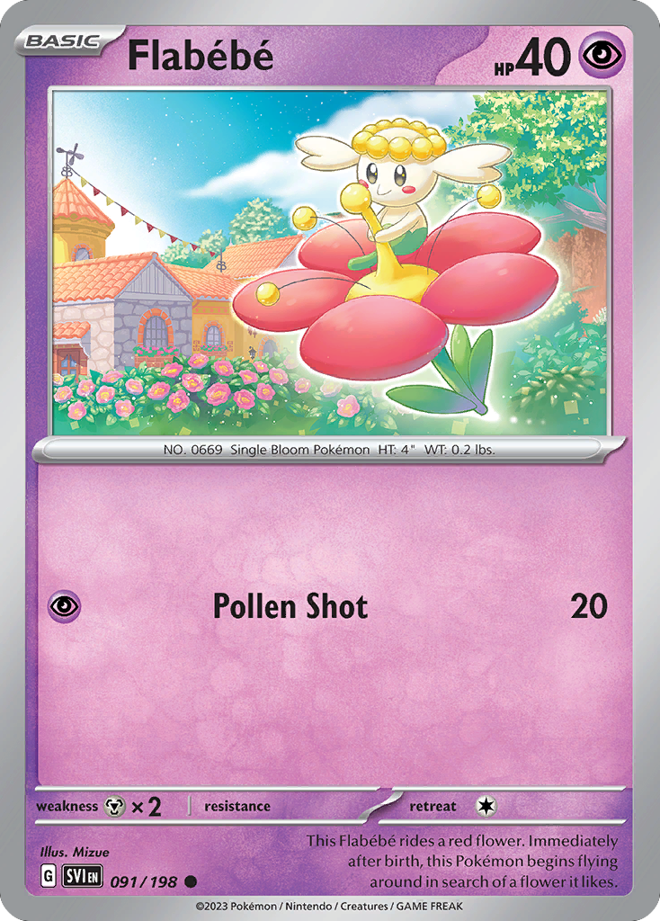 Flabébé — illustrated card