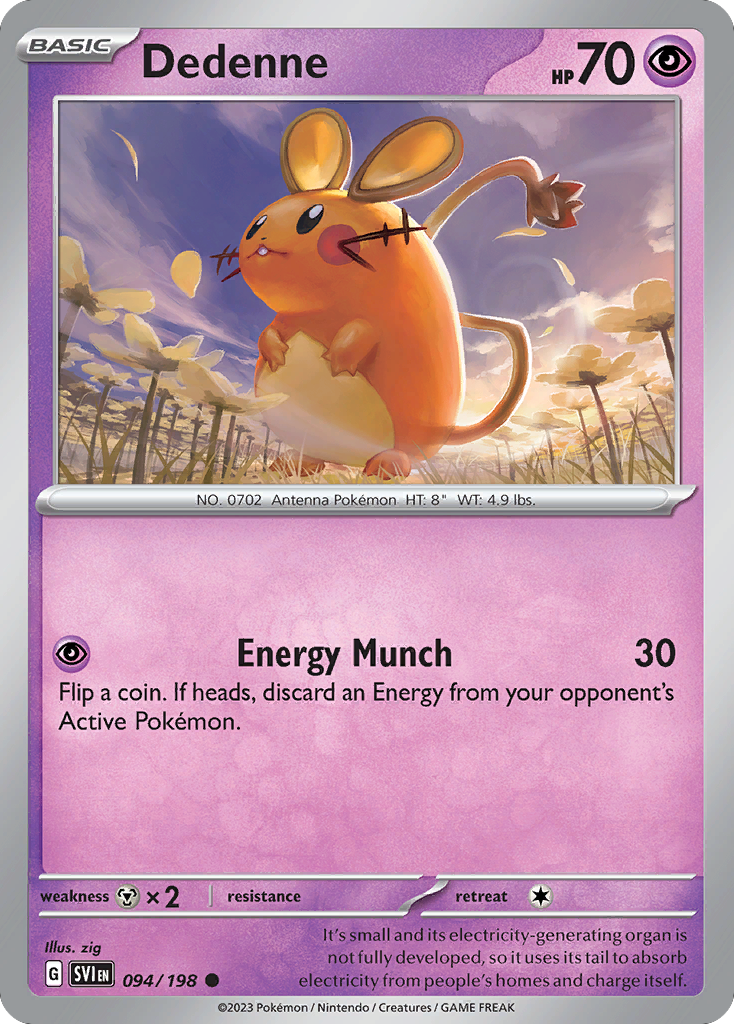 Dedenne — illustrated card