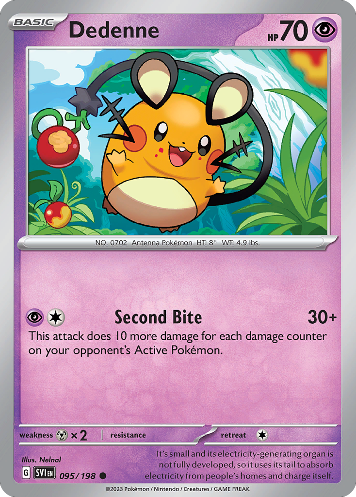 Dedenne — illustrated card