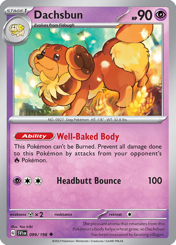 Dachsbun — illustrated card