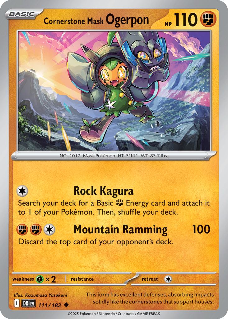 Cornerstone Mask Ogerpon — illustrated card