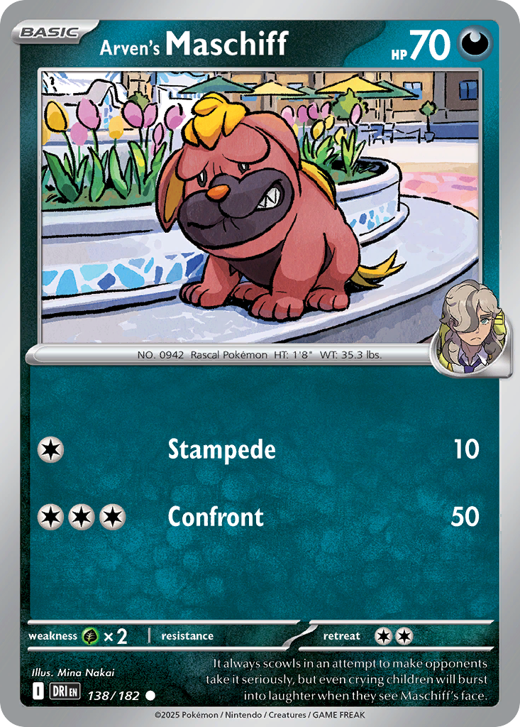 Arven's Maschiff — illustrated card