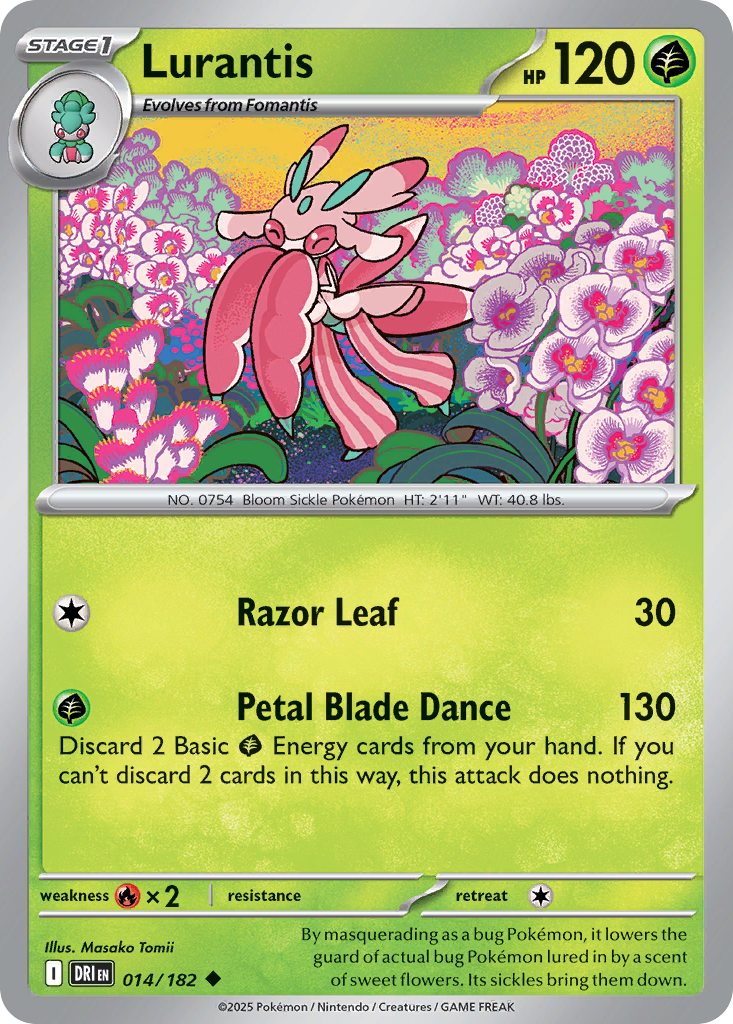 Lurantis — illustrated card