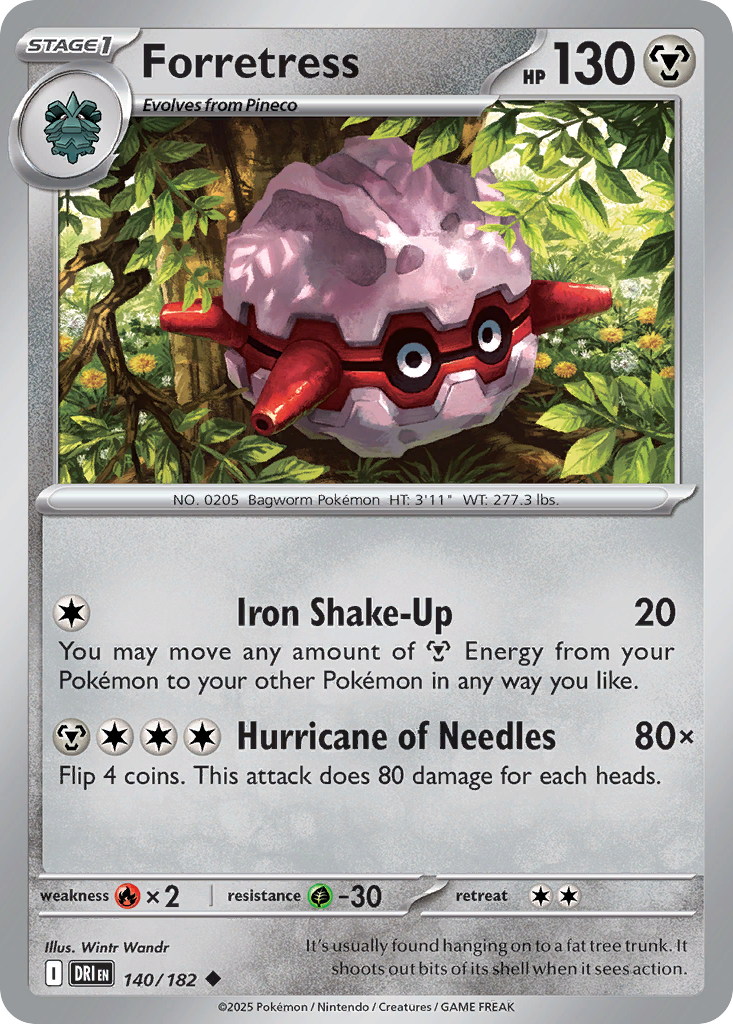 Forretress — illustrated card