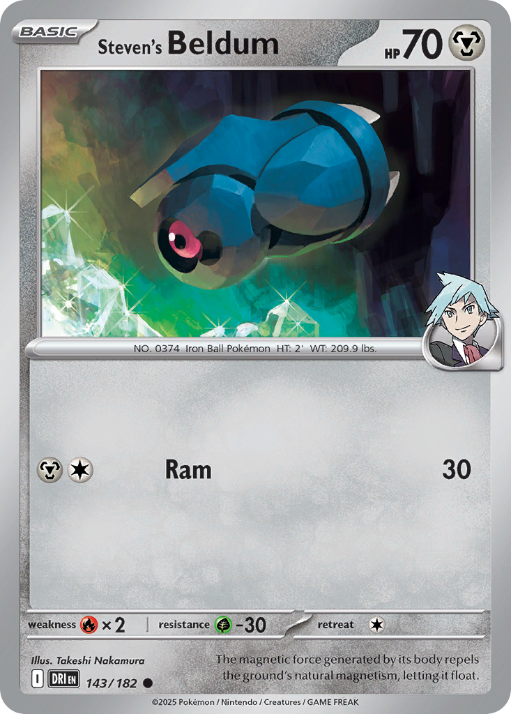 Steven's Beldum — illustrated card