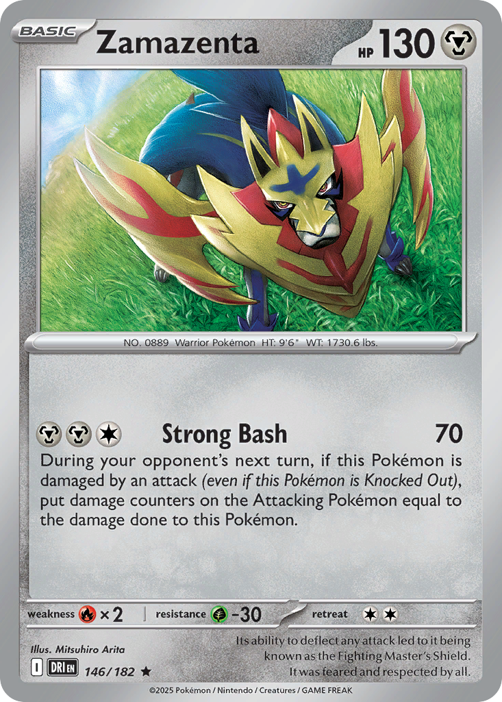Zamazenta — illustrated card