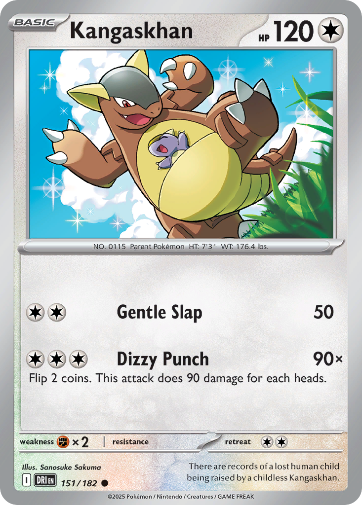 Kangaskhan — illustrated card