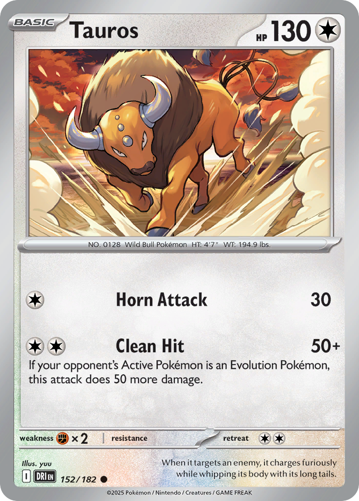 Tauros — illustrated card