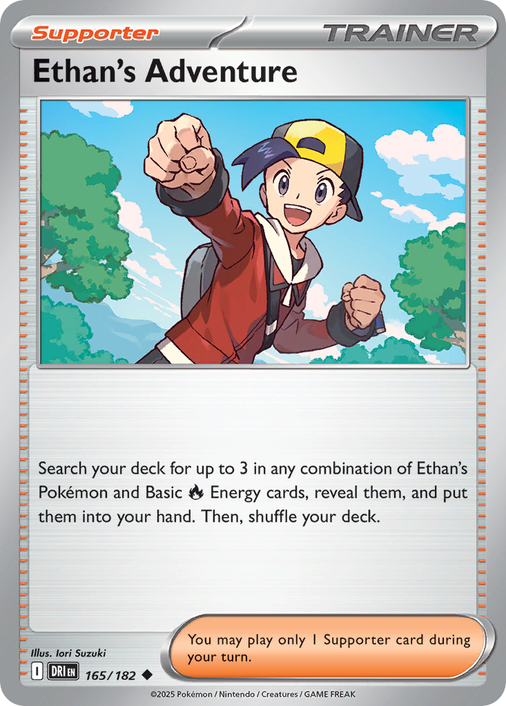 Ethan's Adventure — illustrated card