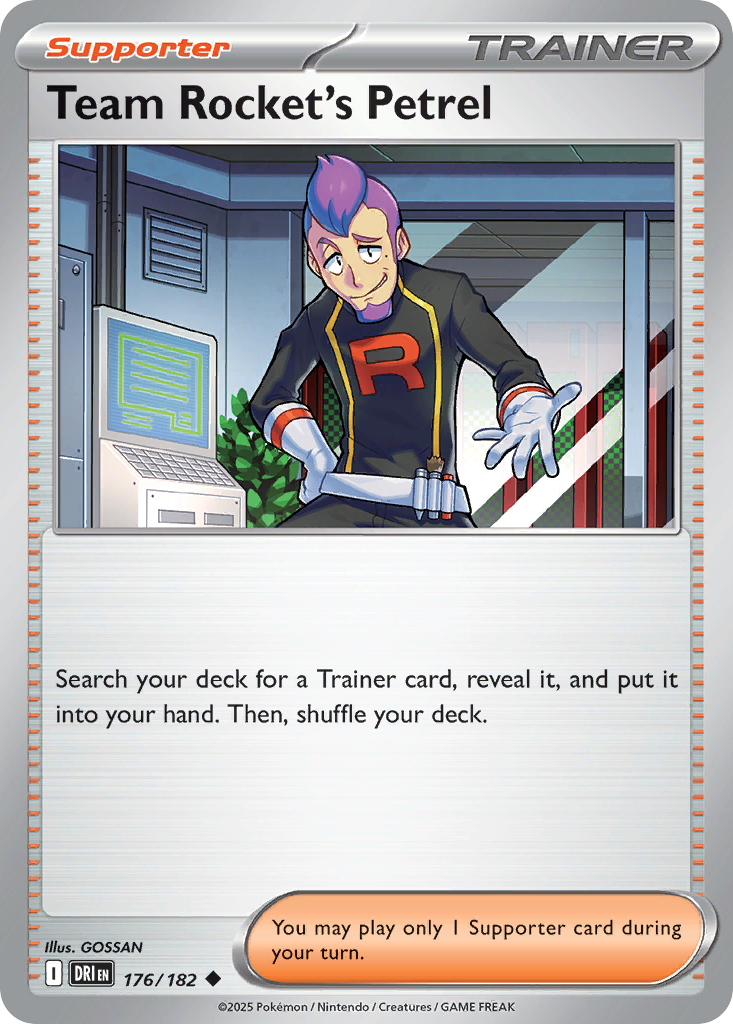 Team Rocket's Petrel — illustrated card