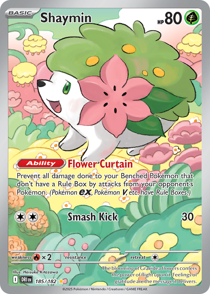 Shaymin — illustrated card