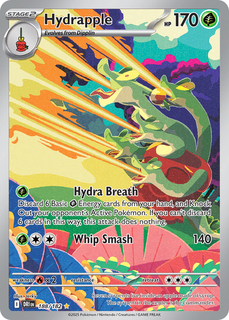 Hydrapple — illustrated card
