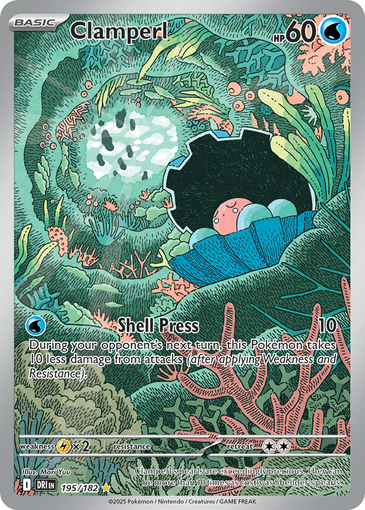 Clamperl — illustrated card