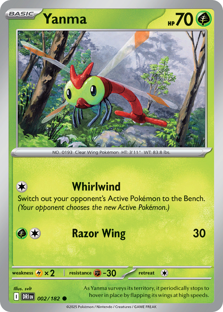 Yanma — illustrated card