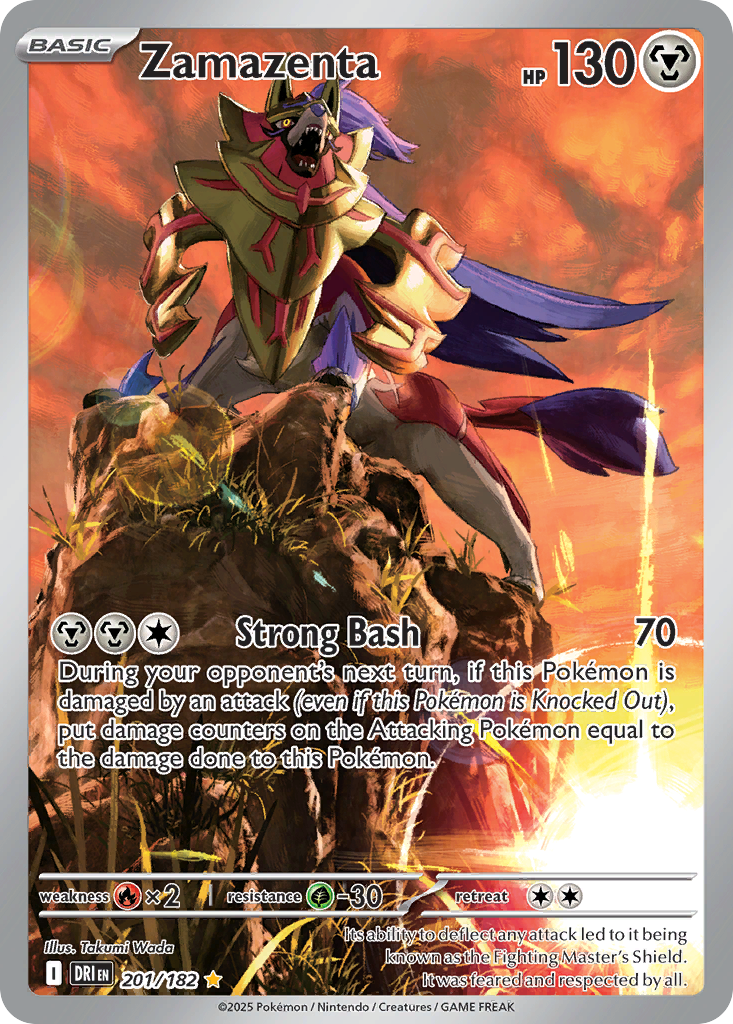 Zamazenta — illustrated card