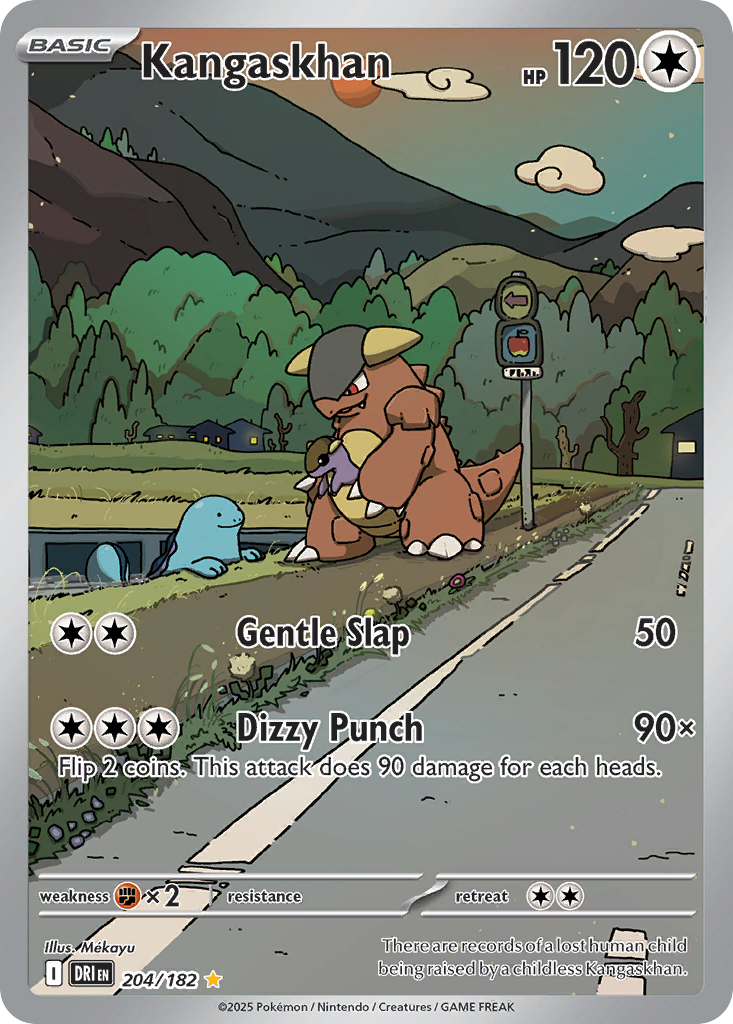 Kangaskhan — illustrated card