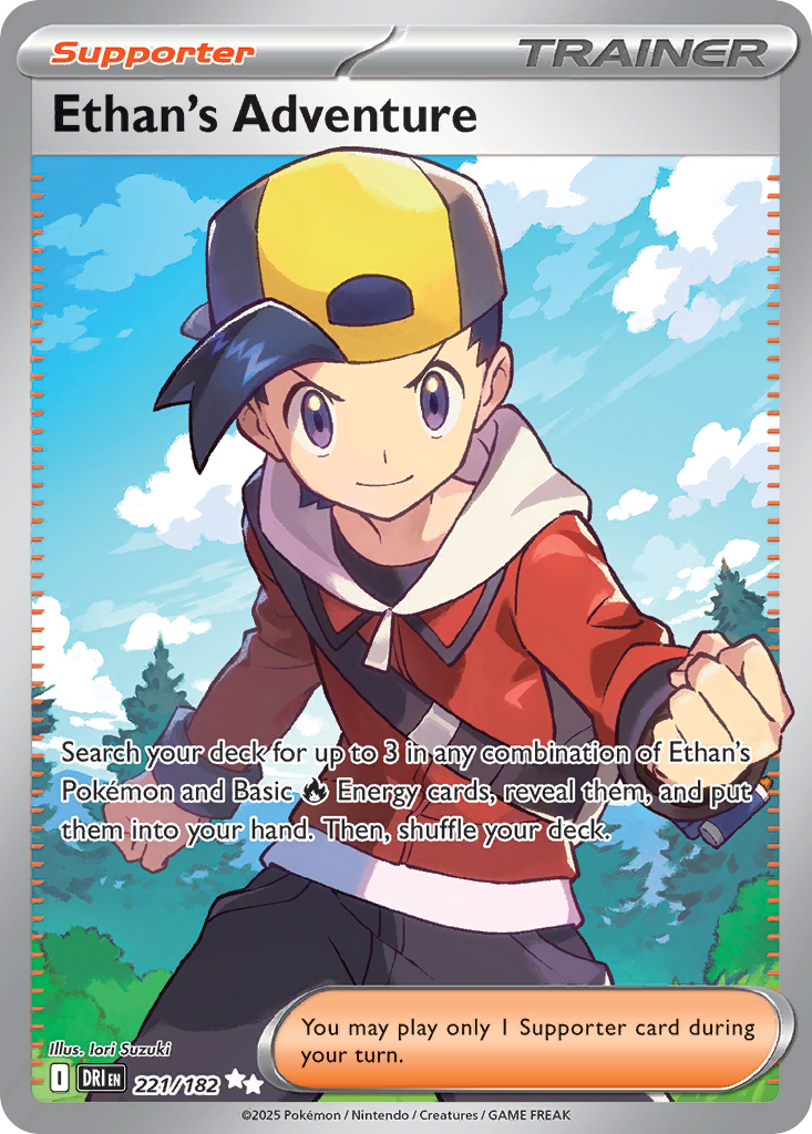 Ethan's Adventure — illustrated card