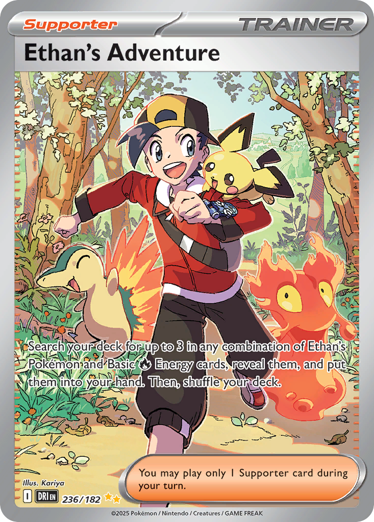 Ethan's Adventure — illustrated card