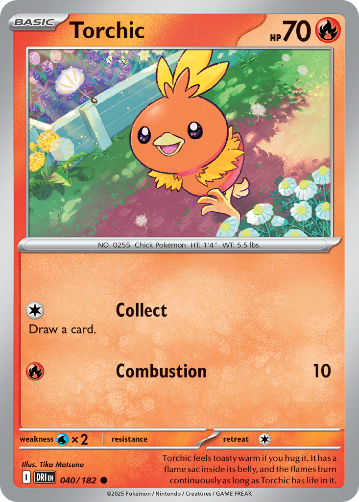 Torchic — illustrated card