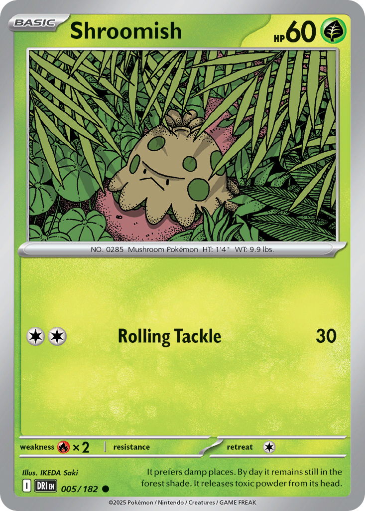 Shroomish — illustrated card