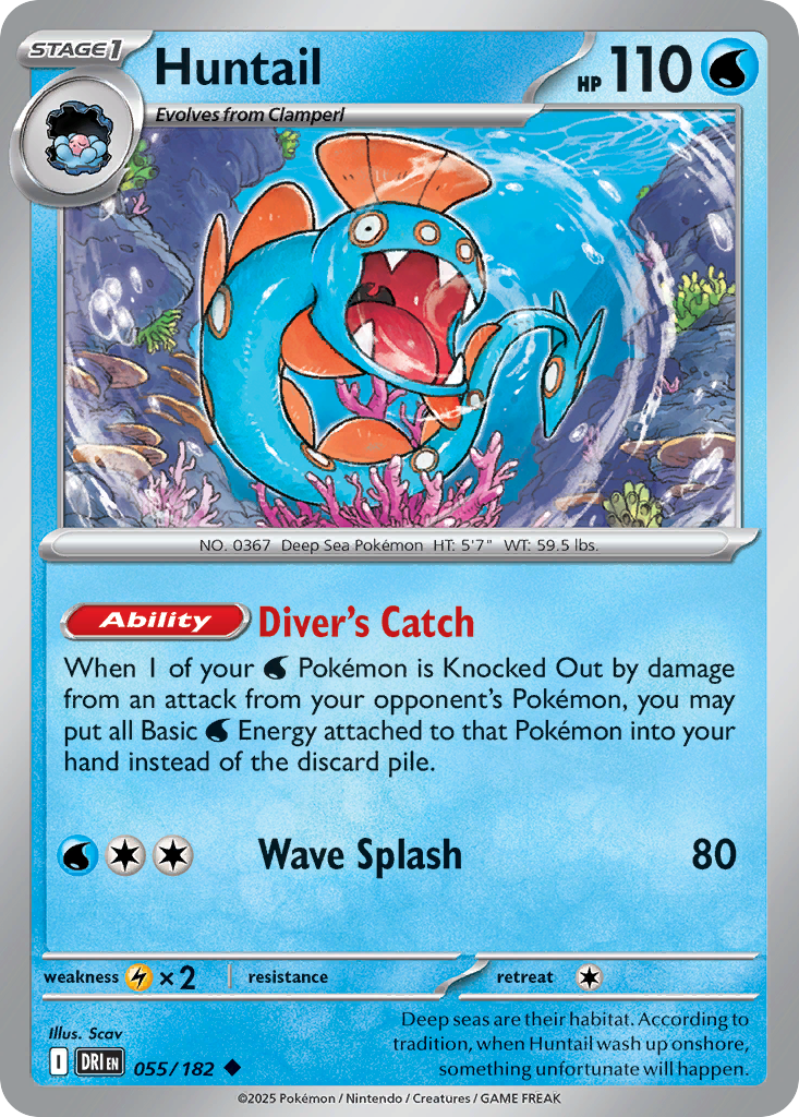 Huntail — illustrated card