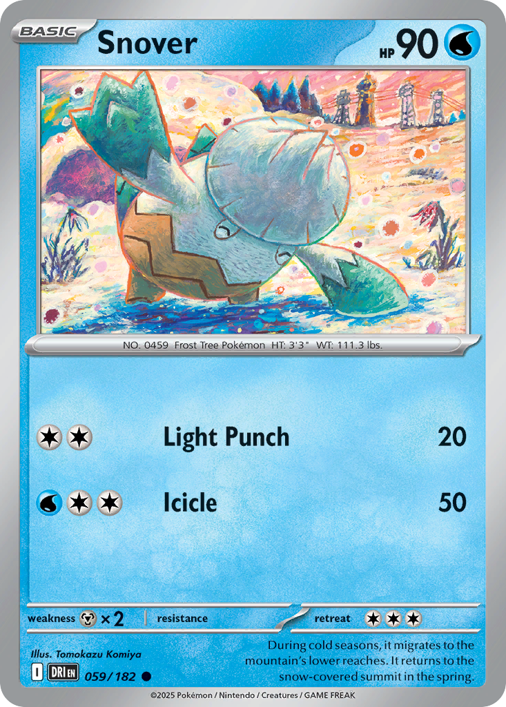 Snover — illustrated card