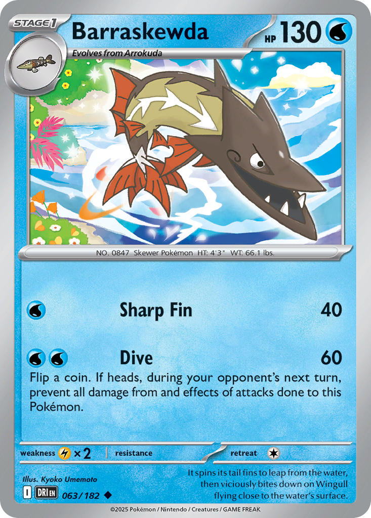 Barraskewda — illustrated card