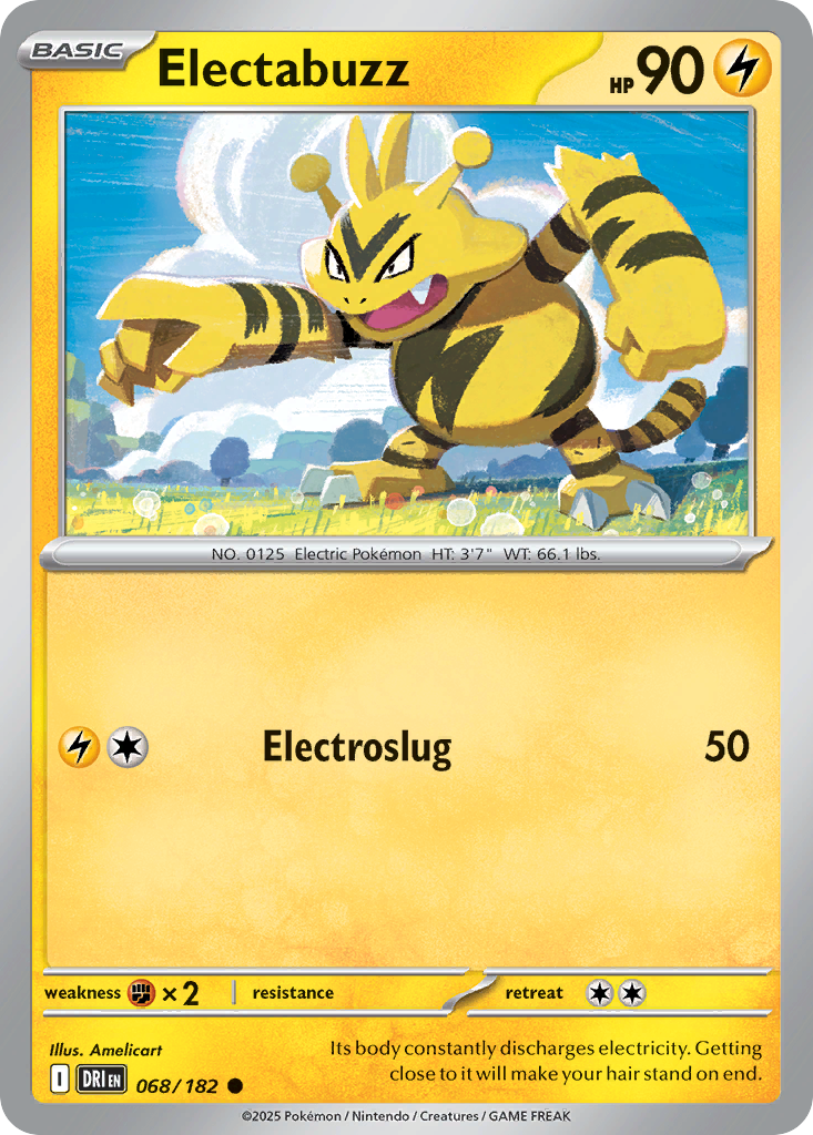 Electabuzz — illustrated card