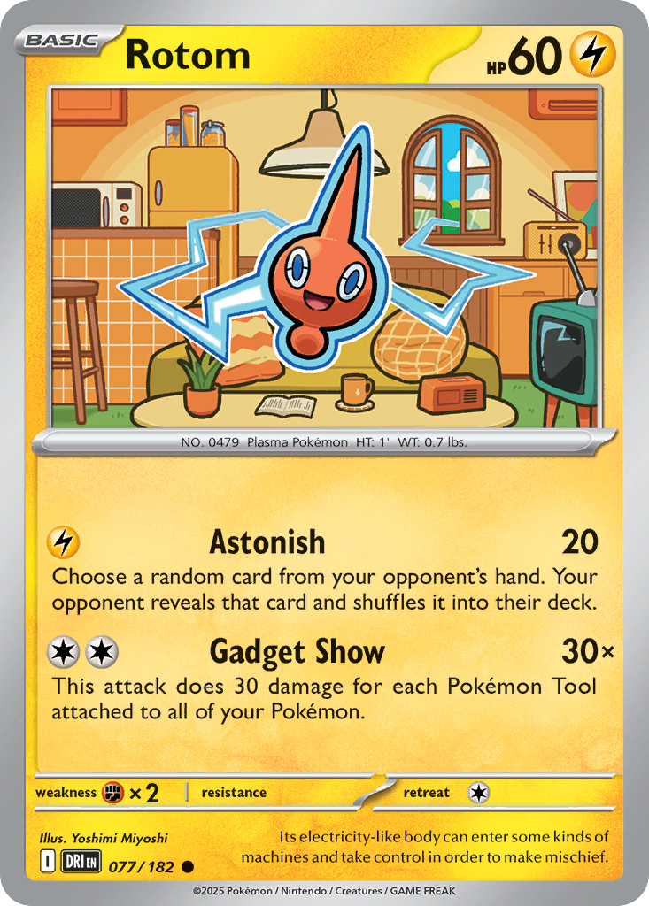 Rotom — illustrated card