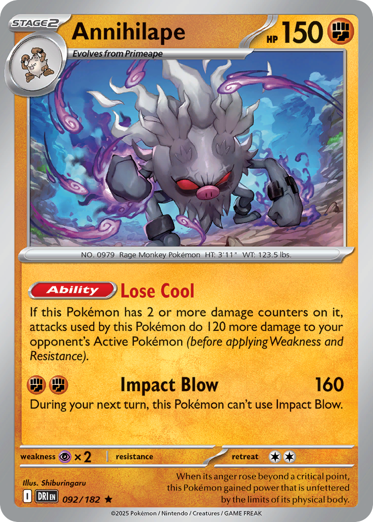 Annihilape — illustrated card