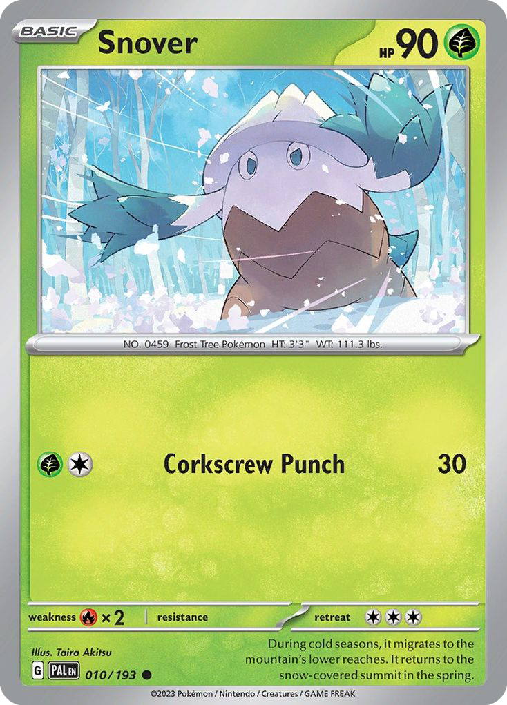 Snover — illustrated card