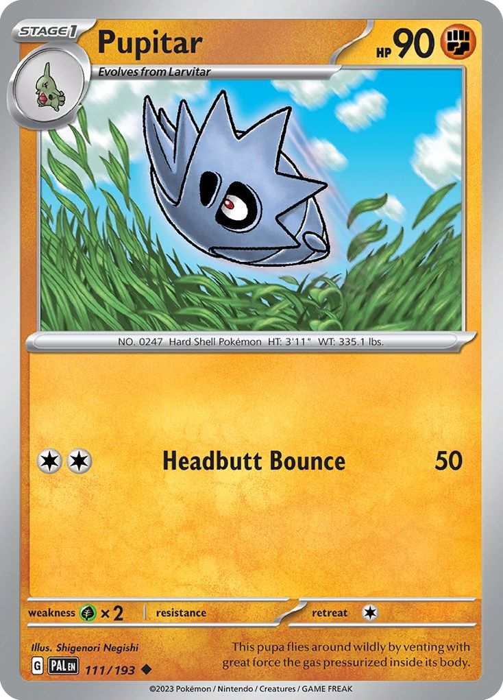 Pupitar — illustrated card