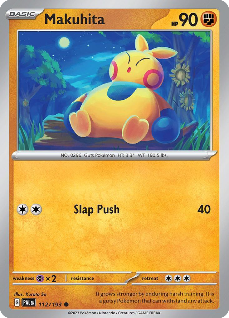 Makuhita — illustrated card